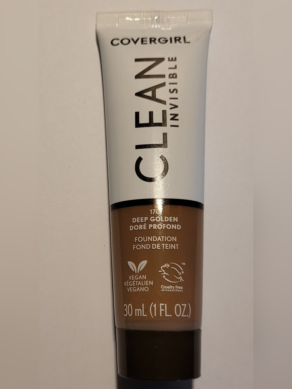 Clean Invisible 170 Deep Golden Foundation - Vegan Liquid Foundation